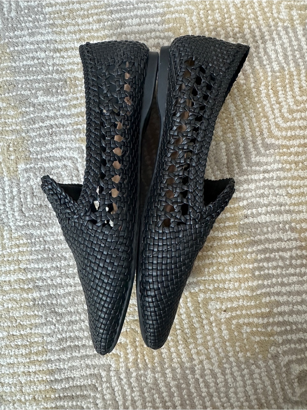 Birdies The Starling Woven breathable basket weave design slip on loafers - Picture 2 of 8